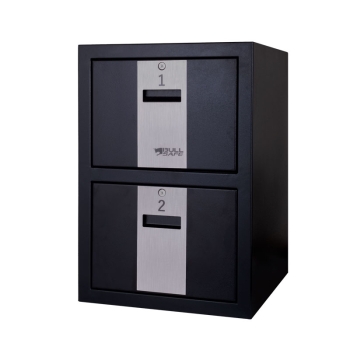 Archivero con caja fuerte - 1 gaveta + 1 caja