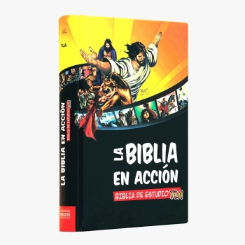 Biblia de Estudio en Acción TLA Mediana Tapa Dura