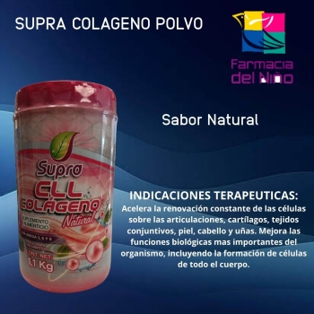 SUPRA CLL COLAGENO  NATURAL SIN SABOR 1.1 KG