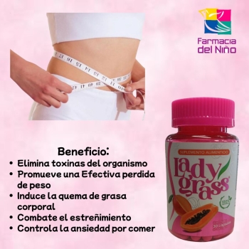 LADY GRASS 500MG 30 CAPSULAS