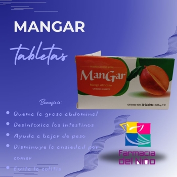 MANGAR 500MG 30 TABLETAS