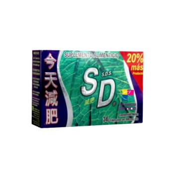 S.D.S. 500MG C/36 CAPSULAS