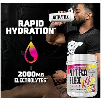 GA NITRAFLEX KAOS STIM 40 SERV BERRY LEMONADE