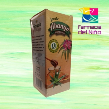 ABANGO CON PROPOLEO Y MIEL AGAVE 0% AZUCAR JARABE 240ML
