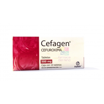 CEFAGEN (CEFUROXIMA) C/10 TABS 500 MG