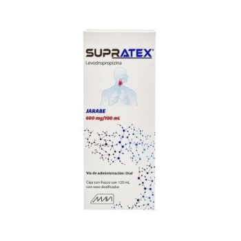 SUPRATEX (LEVODROPROPIZINA)600MG 120ML