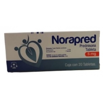 NORAPRED (PREDNISONA) 5MG 20 TABLETAS