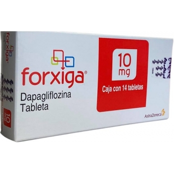FORXIGA (DAPAGLIFLOZINA) 10MG 14 TABLETAS