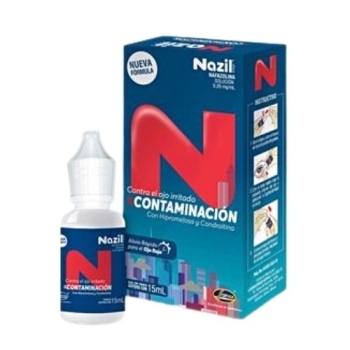 NAZIL CONTAMINACIÓN OFT GOTAS 15 ML (ESTE PRODUCTO ESTÁ DISPONIBLE SOLO PARA CLIENTES DENTRO DE MÉXICO)