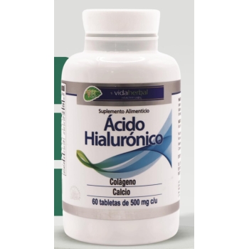 ACIDO HIALURONICO (COLAGENO,CALCIO) 500MG C/60 TAB